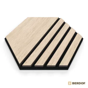 Akustický panel hexagón - Dub prírodný